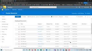 SP HR Employee Management on SharePoint  Microsoft Teams [upl. by Giana]