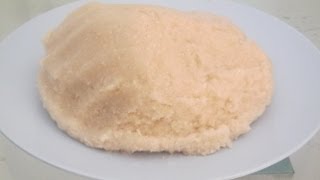 How to make gari Eba  African Food recipe [upl. by Broeder]