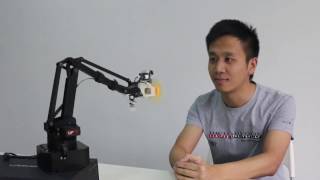 Make A facetracking fan with uArm Swift amp OpenMV Cam M7 [upl. by Nylareg554]