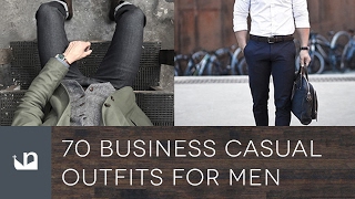 70 Business Casual Outfits For Men [upl. by Alderson]