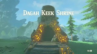 Zelda Breath of the Wild  Dagah Keek Shrine  Lanayru Tower Region [upl. by Ecnarret]