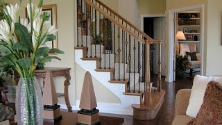 Wrought Iron Stair Railing Interior Designs [upl. by Elbring251]