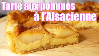 Tarte Alsacienne aux pommes 🍎 [upl. by Pendergast]