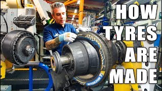 HOW A MICHELIN MOTORSPORT TYRE IS MADE Inside the factory [upl. by Etaner]