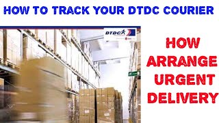 How to Track DTDC Courier and arrange Urgent Delivery by your self [upl. by Aubry839]