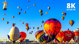 Albuquerque Balloon Fiesta  8K Ultra HD Timelapse [upl. by Gwenni]