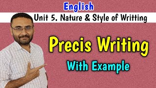 Precis writing Writing Practices English  BE 1st year  semester 1 and 2 [upl. by Ennaear319]