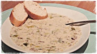 cremig herzhafte KÄSELAUCHSUPPE mit Hackfleisch  Partysuppe [upl. by Letnahs]