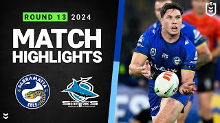 NRL 2024  Eels v Sharks  Match Highlights [upl. by Warms800]