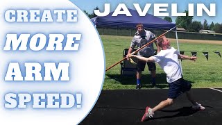 Javelin Throw  How to Increase Your Arm Speed [upl. by Eninaej]