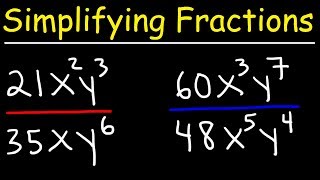 Simplifying Algebraic Fractions [upl. by Jareen]