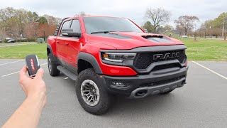 2021 RAM 1500 TRX Start Up Exhaust Test Drive and Review [upl. by Stefanac]