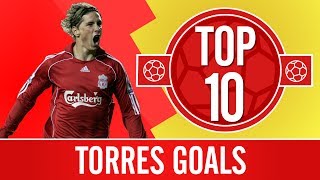 Top 10 Fernando Torres goals  El Ninos best Premier League strikes for Liverpool [upl. by Annauj]