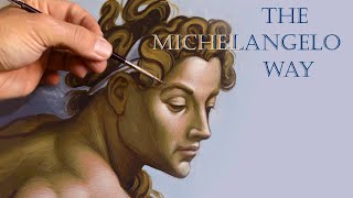 The Technique of Michelangelo  Egg Tempera [upl. by Nilauqcaj]