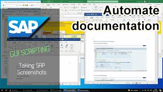 Taking SAP screenshots with GUI Scripting [upl. by Mishaan594]