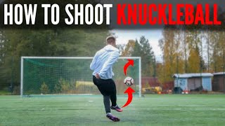 KNUCKLEBALL TUTORIAL  Learn to shoot a knuckleball [upl. by Fulbert]