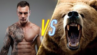 Man VS Grizzly Bear [upl. by Tichonn]