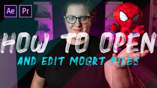 HOW TO OPEN amp EDIT MOTION GRAPHICS TEMPLATES [upl. by Esinet]