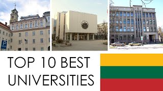 TOP 10 BEST UNIVERSITIES IN LITHUANIA  TOP 10 MEJORES UNIVERSIDADES DE LITUANIA [upl. by Izzy215]