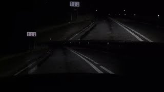 Osram ledriving vs Philips ultinon essential led  in the rain [upl. by Aidua]