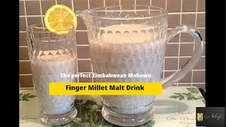 How to make mahewu at home  Maheu  Mageu  Amahewu recipe  Finger millet malt drink [upl. by Fonville]