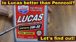 Is Lucas better than Pennzoil Lets find out [upl. by Airol]