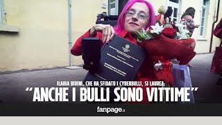 Ilaria Bidini che ha sfidato i cyberbulli si laurea quotAnche i bulli sono vittimequot [upl. by Fleisig58]