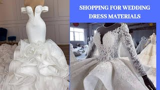 FABRIC SOURCING FOR WEDDING DRESSES DIY 2020 [upl. by Suez]