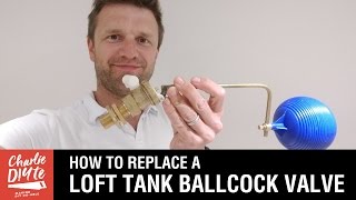 How to Replace a Loft Tank Ballcock Valve [upl. by Pfosi]