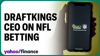 DraftKings CEO discusses betting during NFL season [upl. by Nahshon]