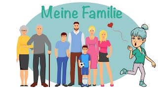 Meine Familie  Die Familie  Deutsch lernen  German Family  Almanca Aile [upl. by Elder]