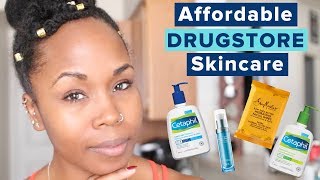 Drugstore Skincare Routine  Affordable Options for Oily Dry amp Combination Skin  Cleansers amp More [upl. by Nylad]