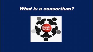 What is a consortium [upl. by Nneb]