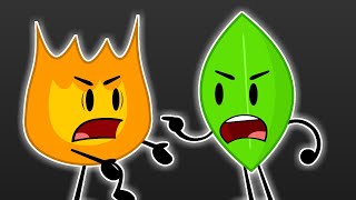 Firey and Leafy tells the truth BFB Animation [upl. by Bora305]