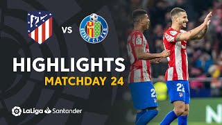 Resumen de Atlético de Madrid vs Getafe CF 43 [upl. by Tiebold]