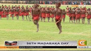 Maasai Morans traditional dance performance during Madaraka Day [upl. by Hachman]