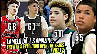 LaMelo Balls Amazing Evolution Through The Years Vol 2 From 55 13 YO to 68 18 Year Old [upl. by Selrahcnhoj283]