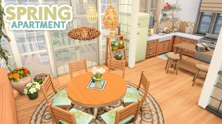 Spring Apartment 🌷  The Sims 4 Speed Build Apartment Renovation [upl. by Yborian]