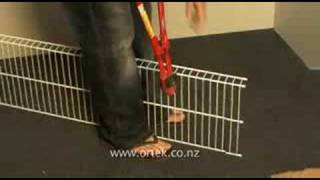 How to cut wire shelving [upl. by Fairley]