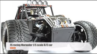 30cc petrol FS racing Marauder RC car review [upl. by Linker]