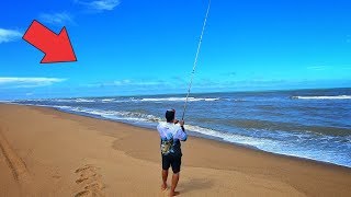 COMO PEGAR PEIXE GRANDE DICAS DE ISCA PARA PESCA DE PRAIA Incríveis Surpresas [upl. by Haraj]