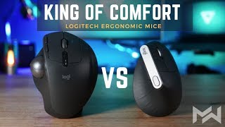 Still THE BEST Ergonomic Mouse Logitech MX Ergo vs MX Vertical  Comparison Review [upl. by Gaillard575]