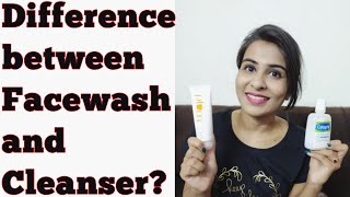 Difference Between Face Wash and Cleanser  Cetaphil Cleanser Review  The Shubhi Tips [upl. by Scheider]