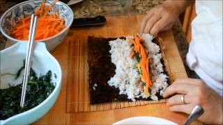 How to roll your own kimbap 김밥 [upl. by Maddie]