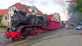 Bäderbahn Molli macht Dampf zw Bad Doberan amp Kühlungsborn [upl. by Ateekal]