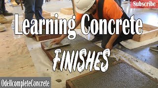 Beginners Learn How to Finish Concrete Decorative Concrete DIY [upl. by Atikir]