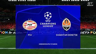 PSV Eindhoven vs Shakhtar Donetsk 27112024 UEFA Champions League FC 25 [upl. by Icrad]