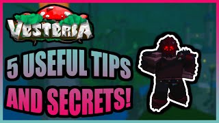 Vesteria  5 Useful Tips and Secrets Training Dummies Splitting Items and More [upl. by Lleval142]