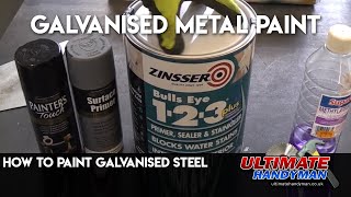 How to paint Galvanised steel [upl. by Edwin]