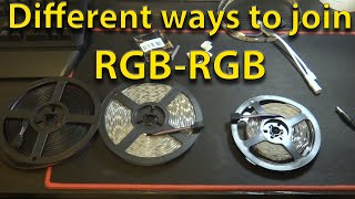 5 Different Ways to connect your RGB Light Strip NO SOLDERING [upl. by Akciret]